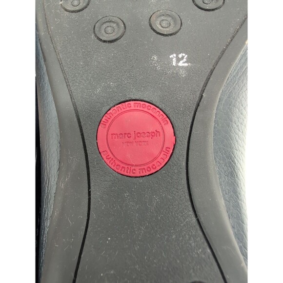 Marc Joseph New York Diana St Flat Slip-On Moc toe Faux Lace Loafers Leather 12 - Picture 11 of 12